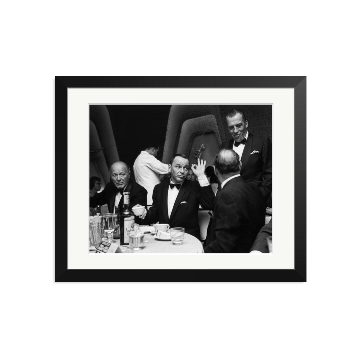 Frank Sinatra A OK Framed Print Black Medium