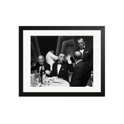 Frank Sinatra A OK Framed Print Black Medium