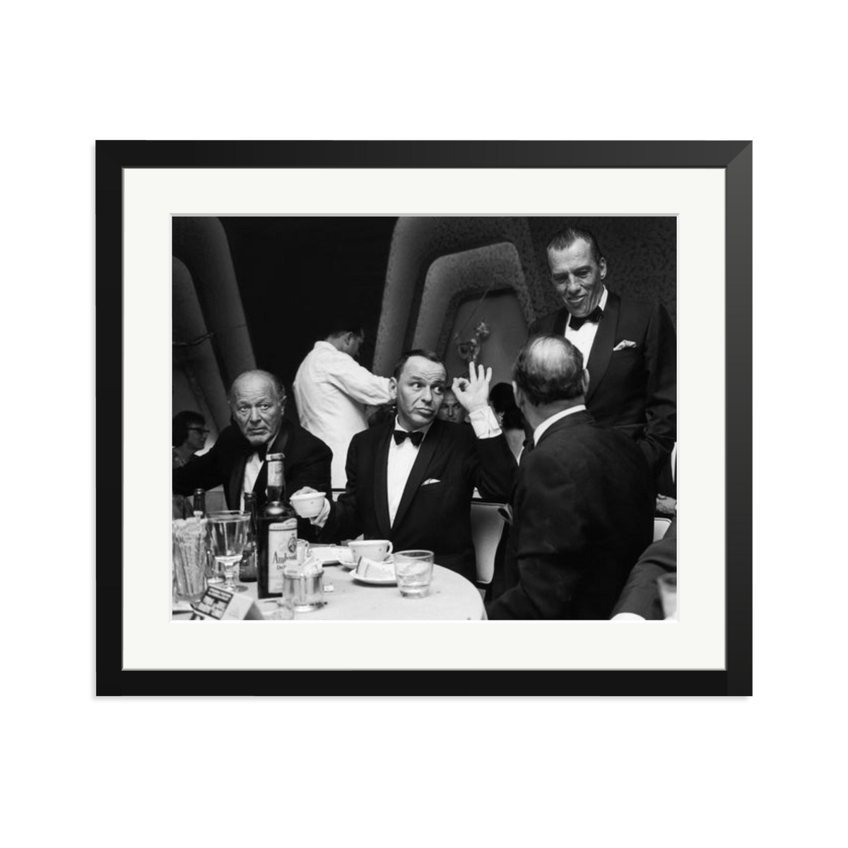 Frank Sinatra A OK Framed Print Black Large