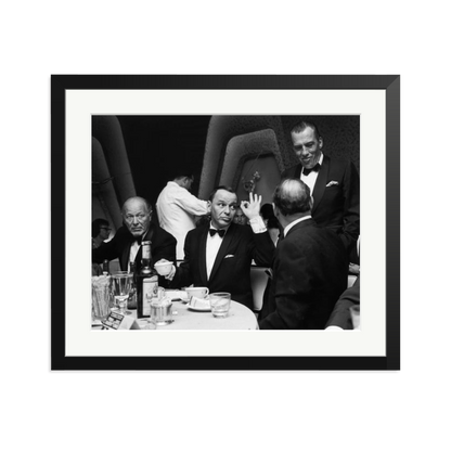 Frank Sinatra A OK Framed Print Black Large
