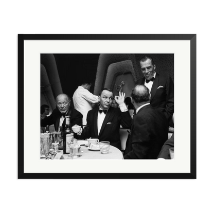 Frank Sinatra A OK Framed Print Black XL
