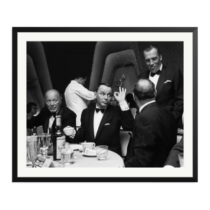 Frank Sinatra A OK Framed Print Black XXL