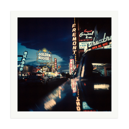 Fremont Street, Las Vegas, 1961 Framed Print Print Only XXL