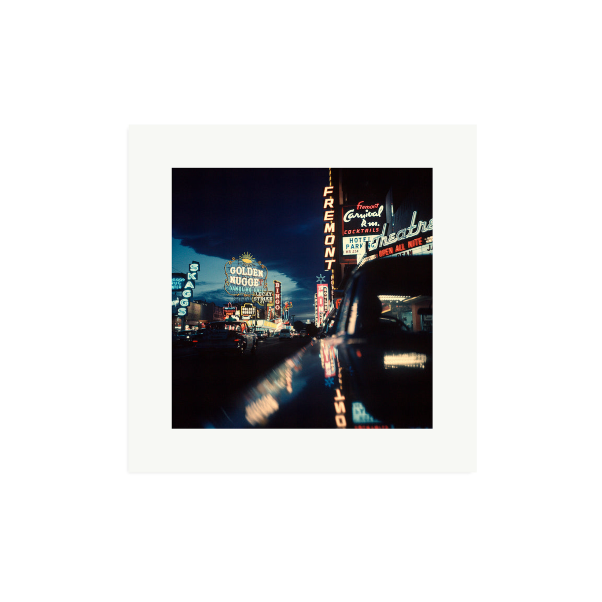 Fremont Street, Las Vegas, 1961 Framed Print Print Only Medium