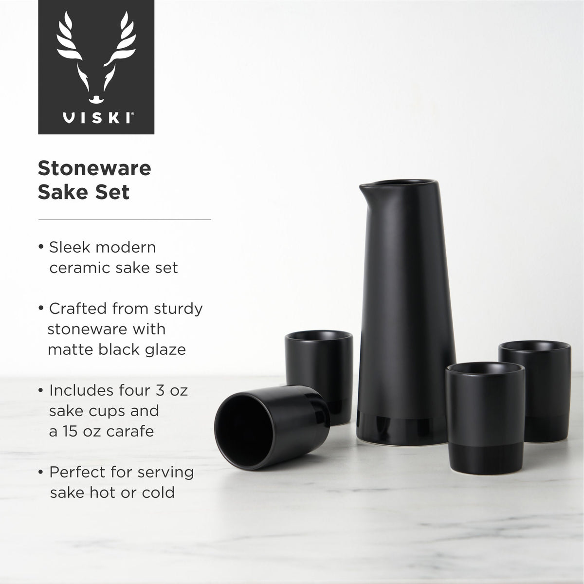 Stoneware Sake Set