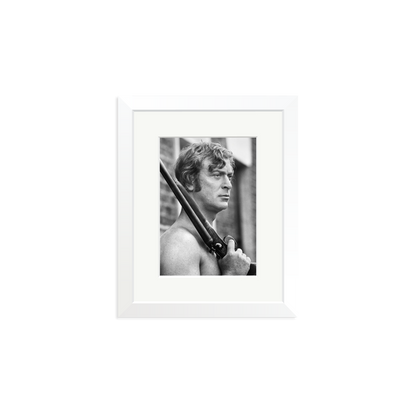 Get Carter Framed Print White Small