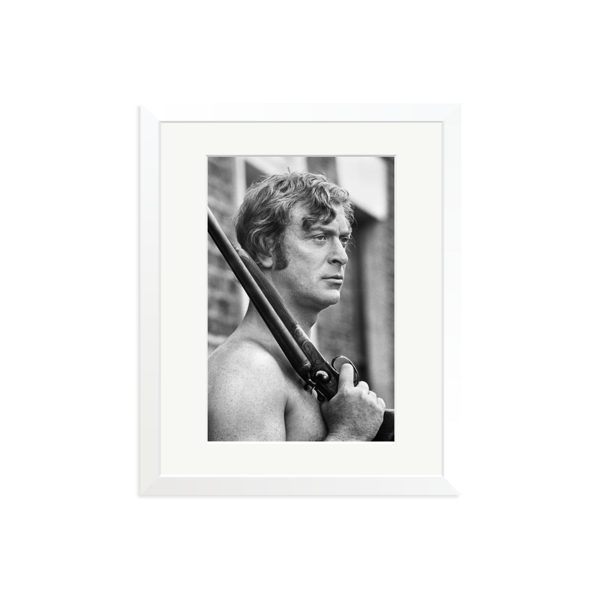 Get Carter Framed Print White Medium