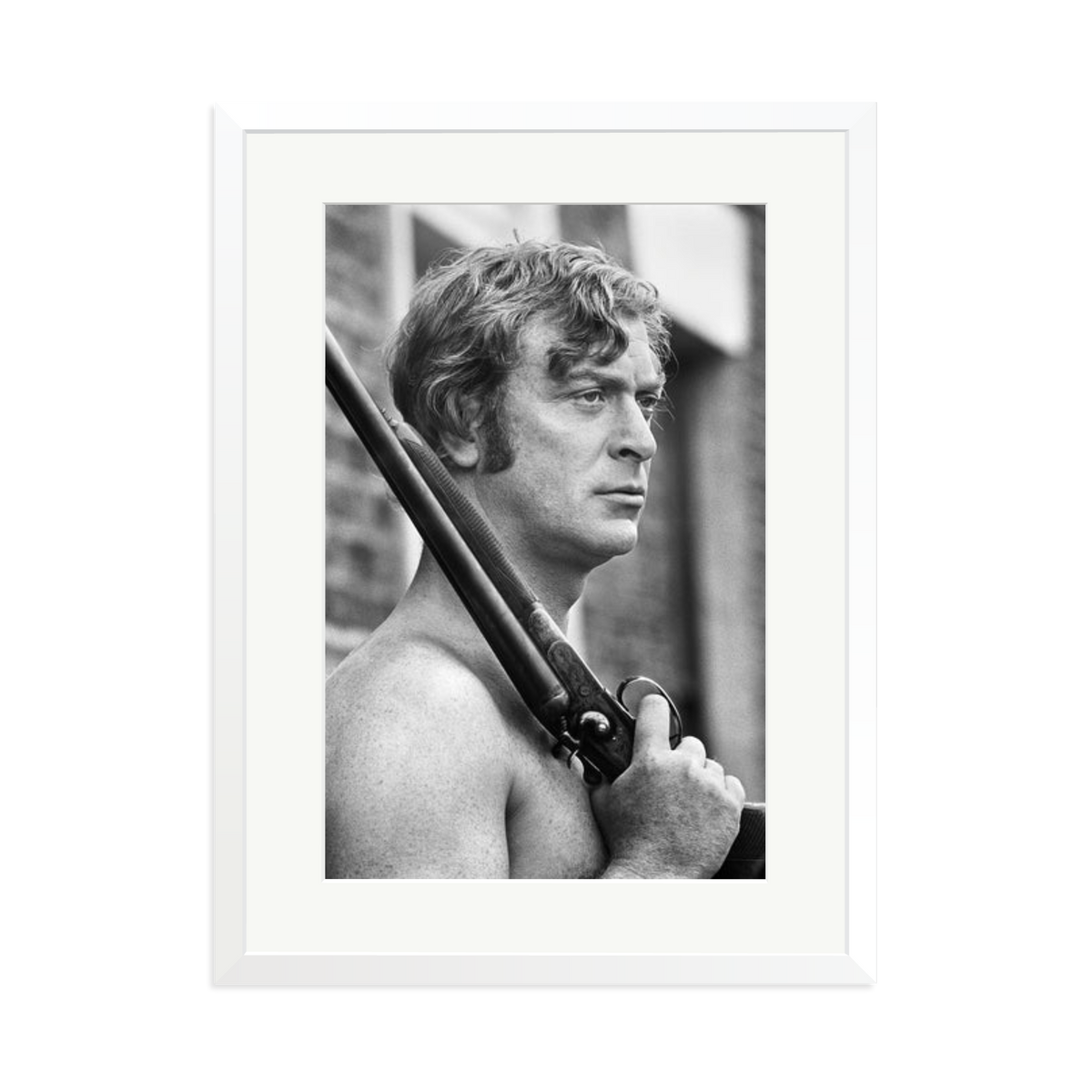 Get Carter Framed Print White XL