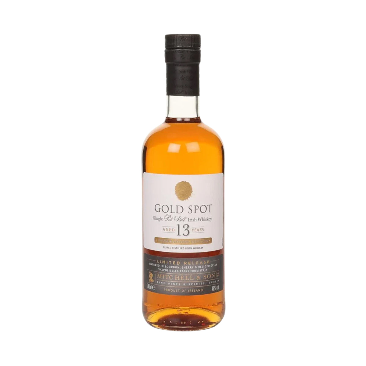 Gold Spot Generations Edition Irish Whiskey