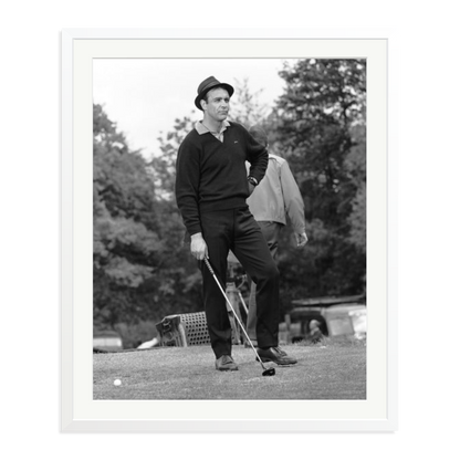 Goldfinger Golf Framed Print White XXL