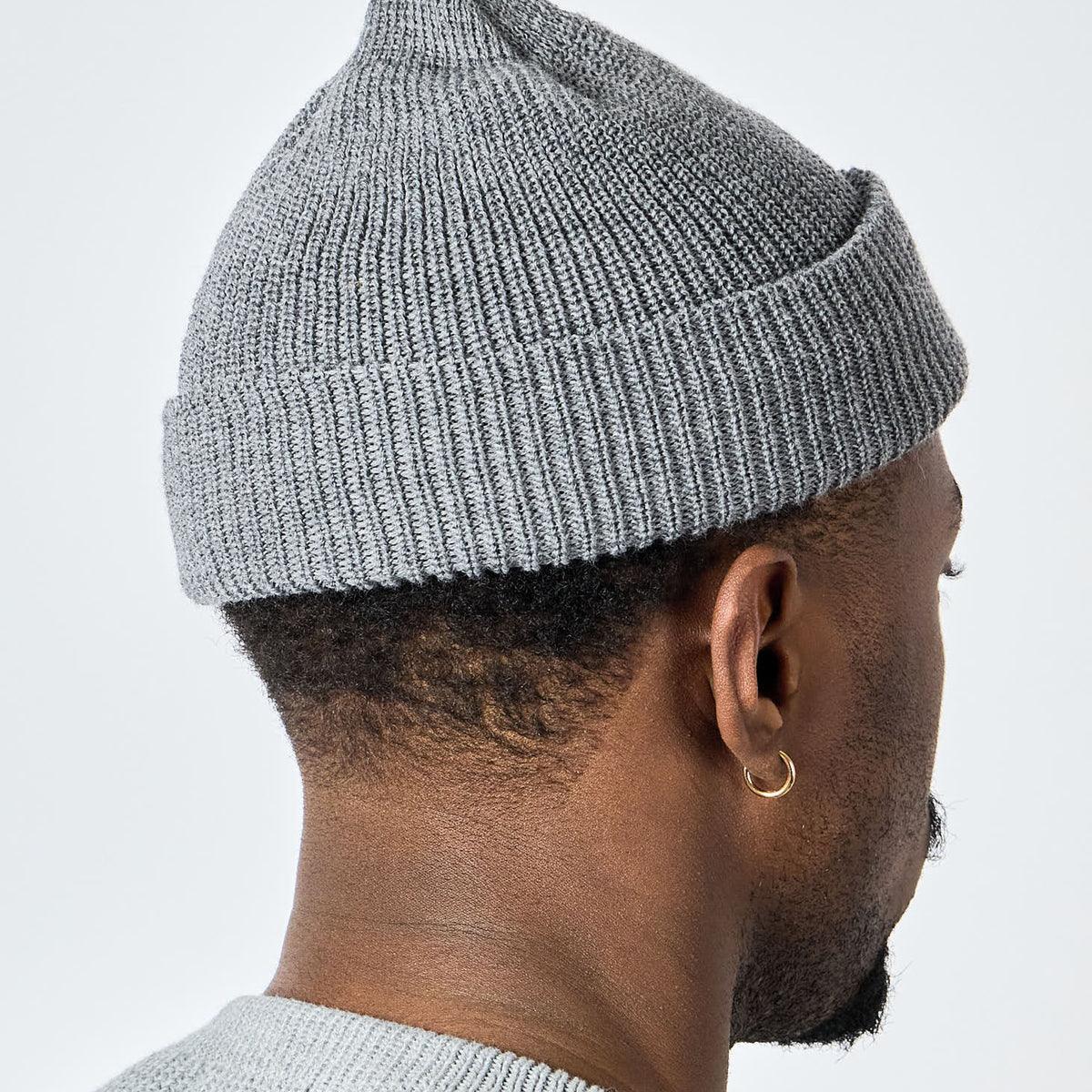 American Trench Merino Cardigan Stitch Beanie