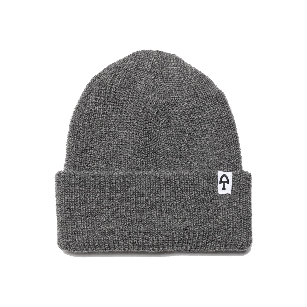 American Trench Merino Cardigan Stitch Beanie Grey Heather