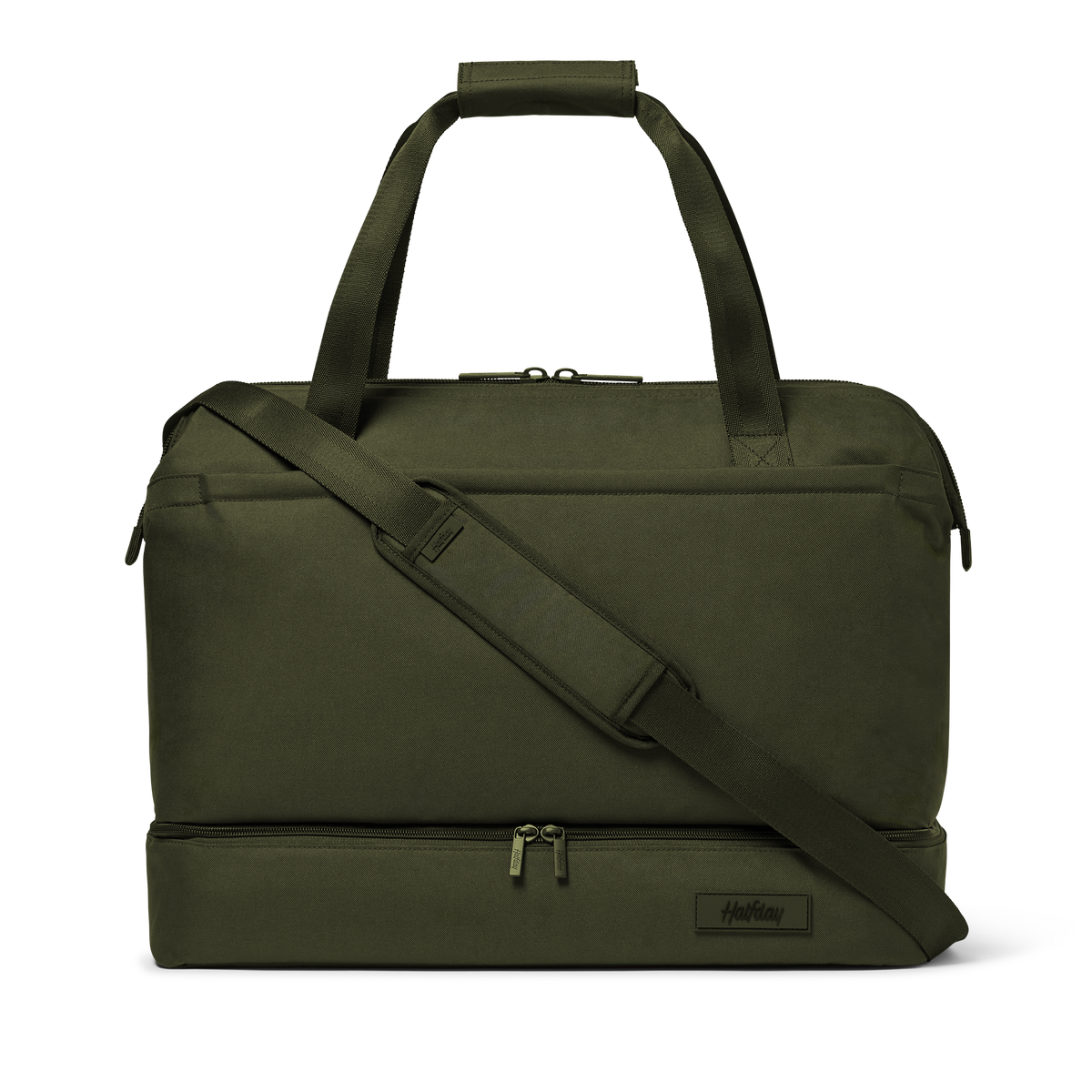 Halfday Double Decker Weekender Bag Olive