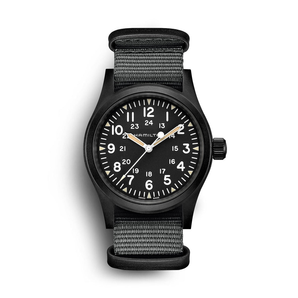 Hamilton Khaki Field Mechanical Watch Black