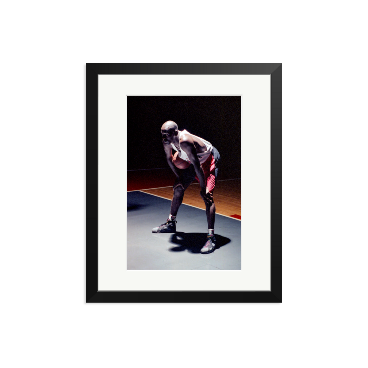 Hare Jordan Framed Print Black Medium