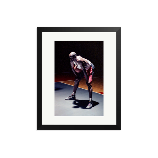 Hare Jordan Framed Print Black Medium