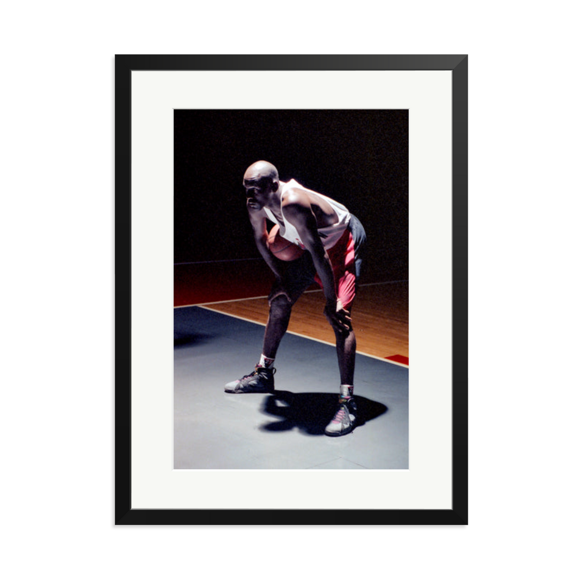 Hare Jordan Framed Print Black XL