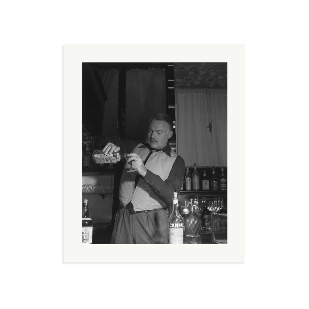 Hemingway Negroni Time Framed Print Print Only Large