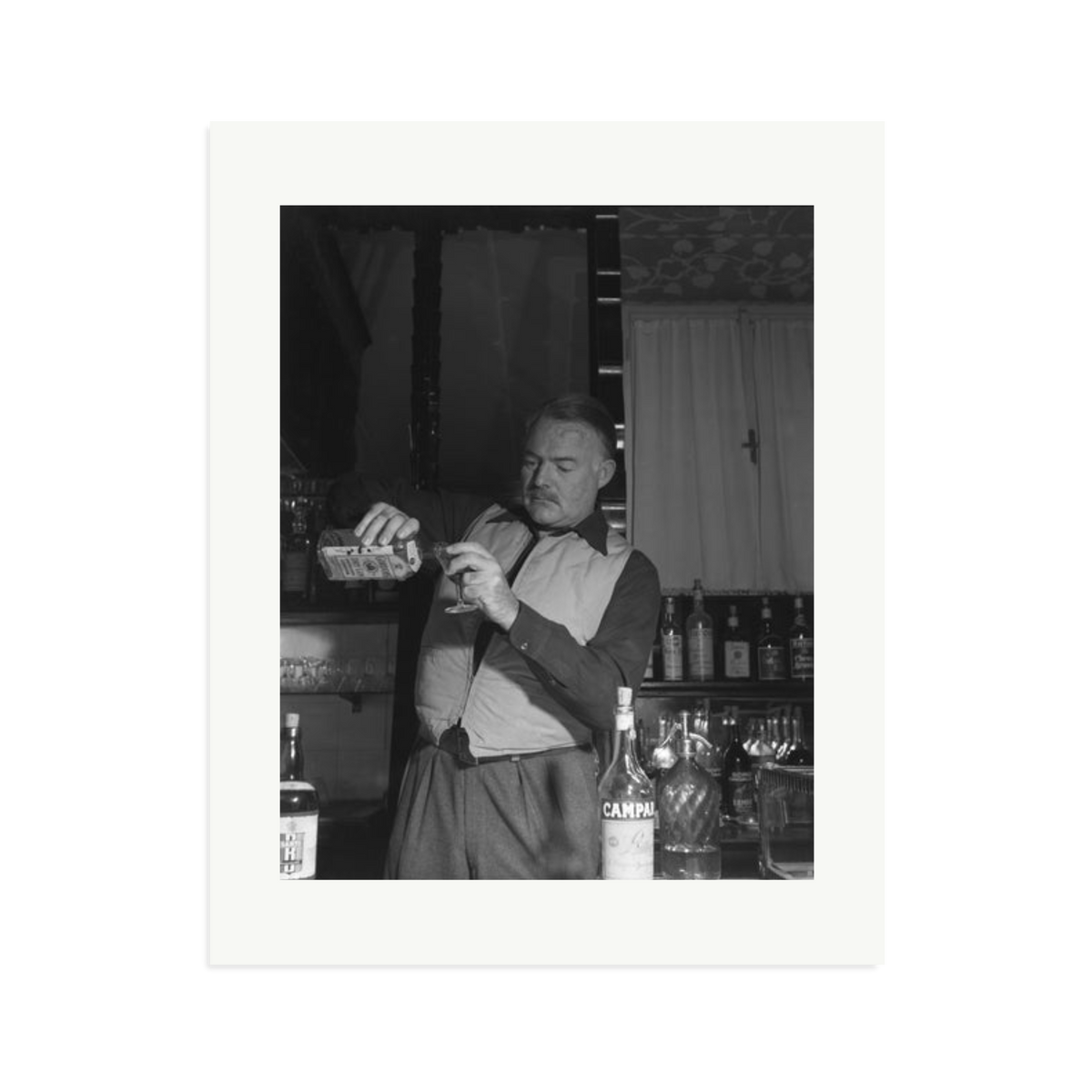 Hemingway Negroni Time Framed Print Print Only XL