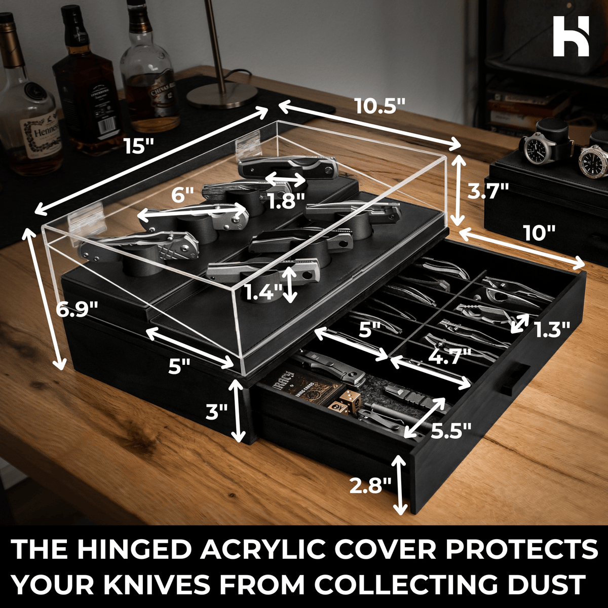 Holme & Hadfield The Armory Pro Knife Display Case