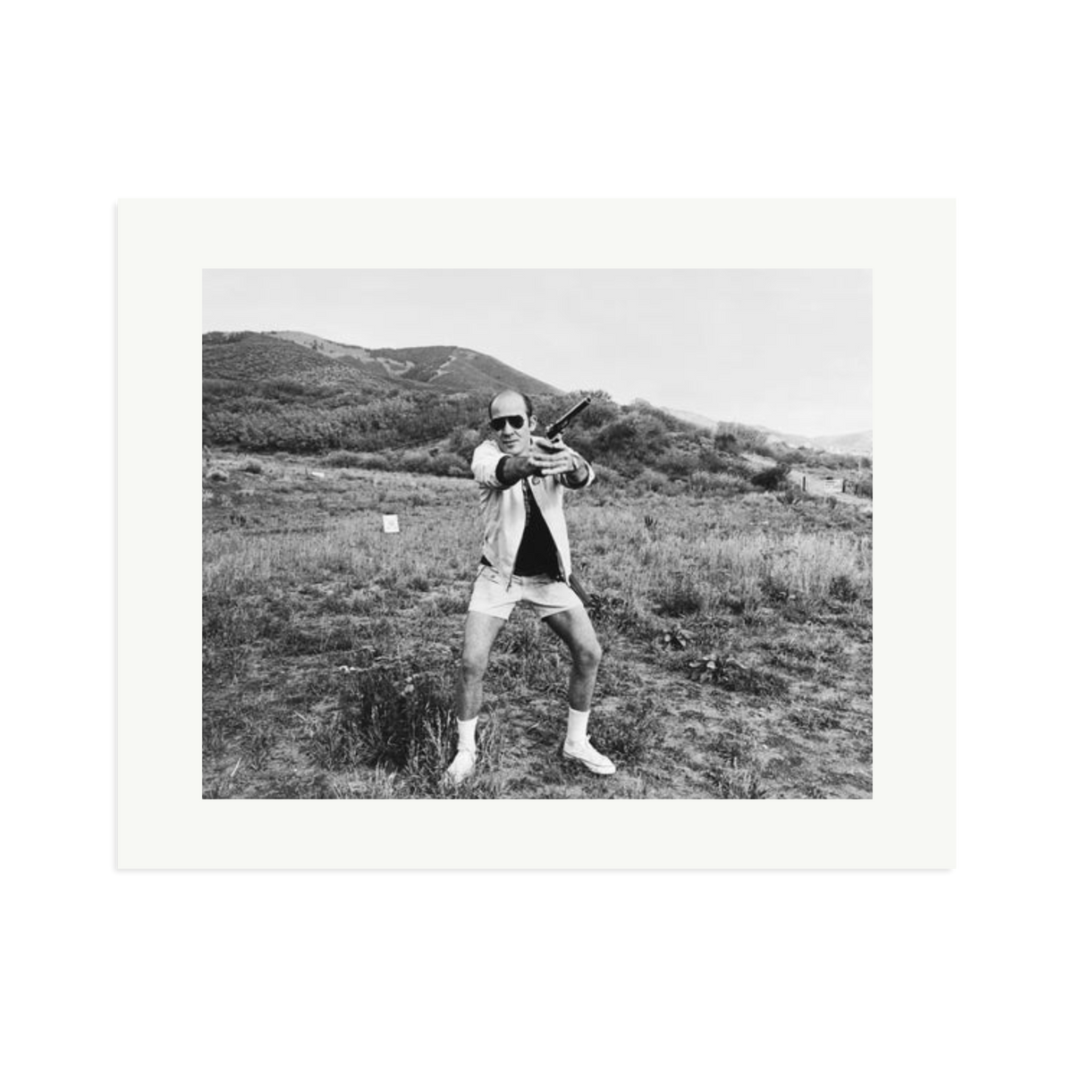 Hunter S. Thompson 1976, Aspen Framed Print Print Only XL