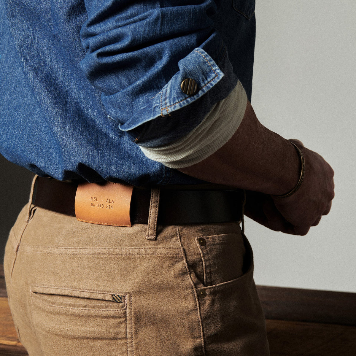 Billy Reid Shoals Light Indigo Denim Shirt