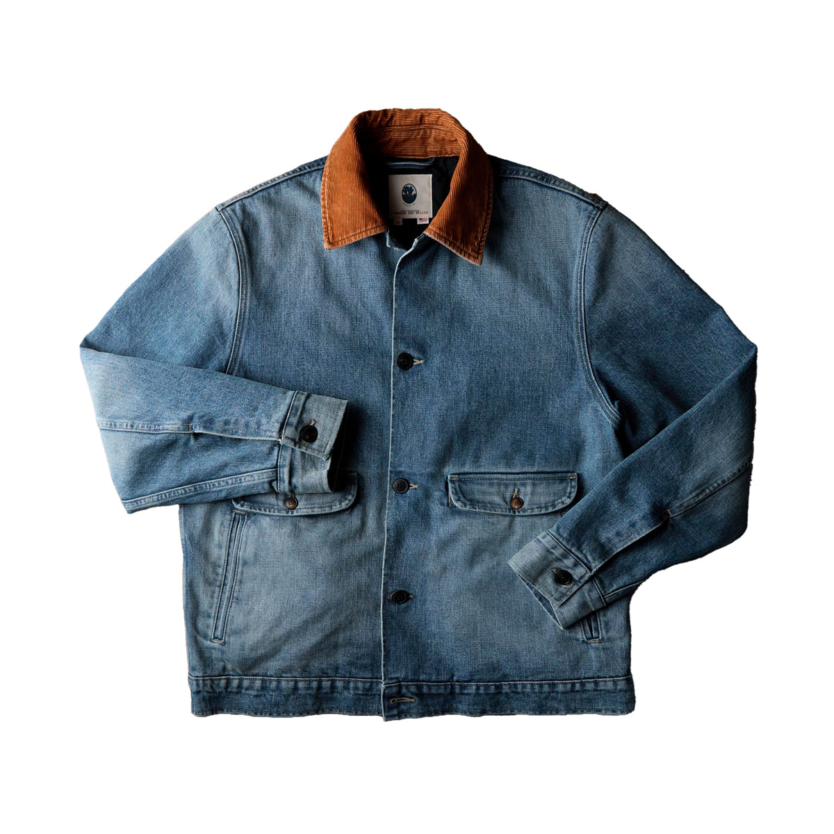 Imogene+Willie quilt lined washed denim chore coat XXL