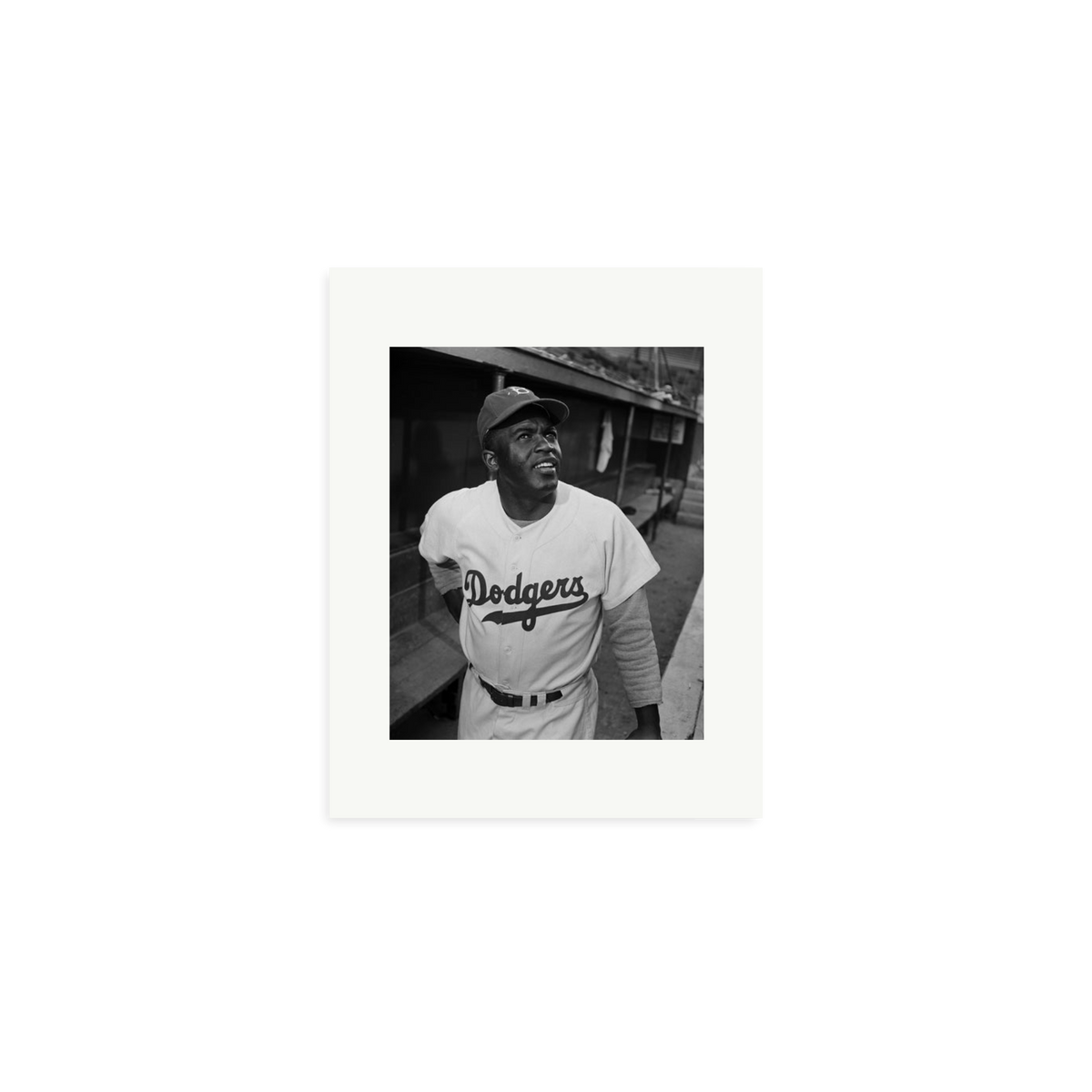Jackie Robinson 1950 Framed Print Print Only Small