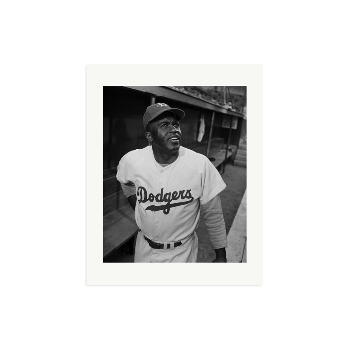 Jackie Robinson 1950 Framed Print Print Only Medium