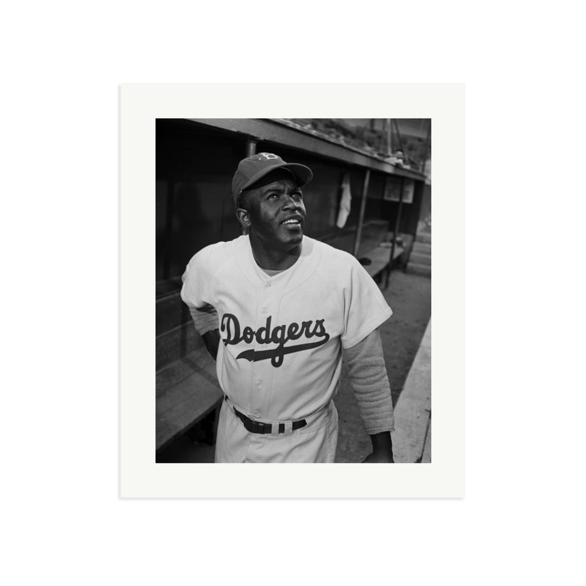 Jackie Robinson 1950 Framed Print Print Only Large