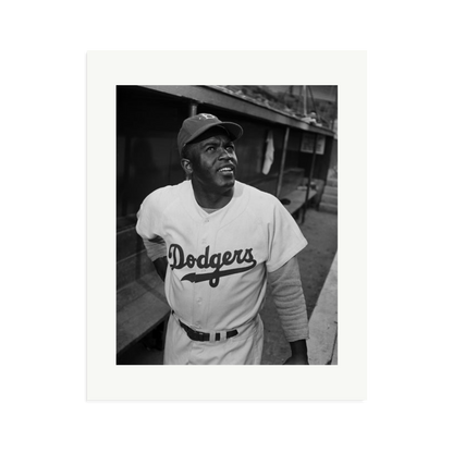 Jackie Robinson 1950 Framed Print Print Only XL