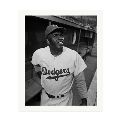 Jackie Robinson 1950 Framed Print Print Only XXL