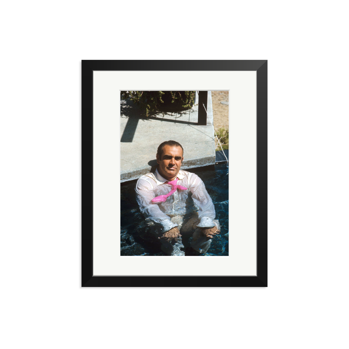 Sean Connery 'Diamonds Are Forever' Print Black Medium