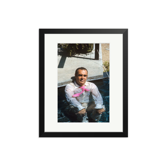 Sean Connery 'Diamonds Are Forever' Print Black Medium