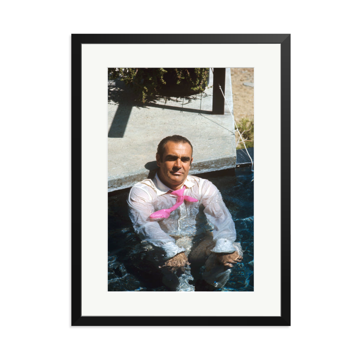 Sean Connery 'Diamonds Are Forever' Print Black XL