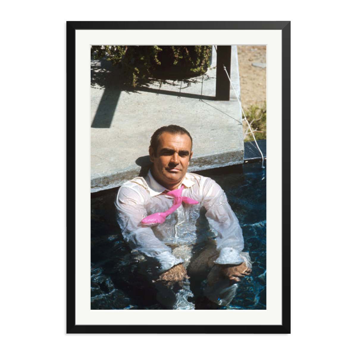 Sean Connery 'Diamonds Are Forever' Print Black XXL