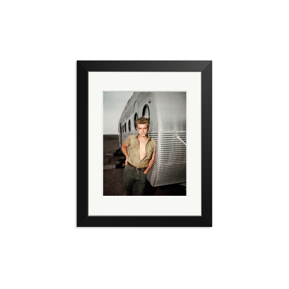 James Dean: A Giant Star Framed Print Black Small