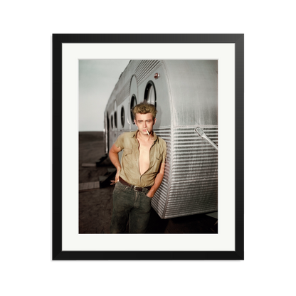 James Dean: A Giant Star Framed Print Black Large