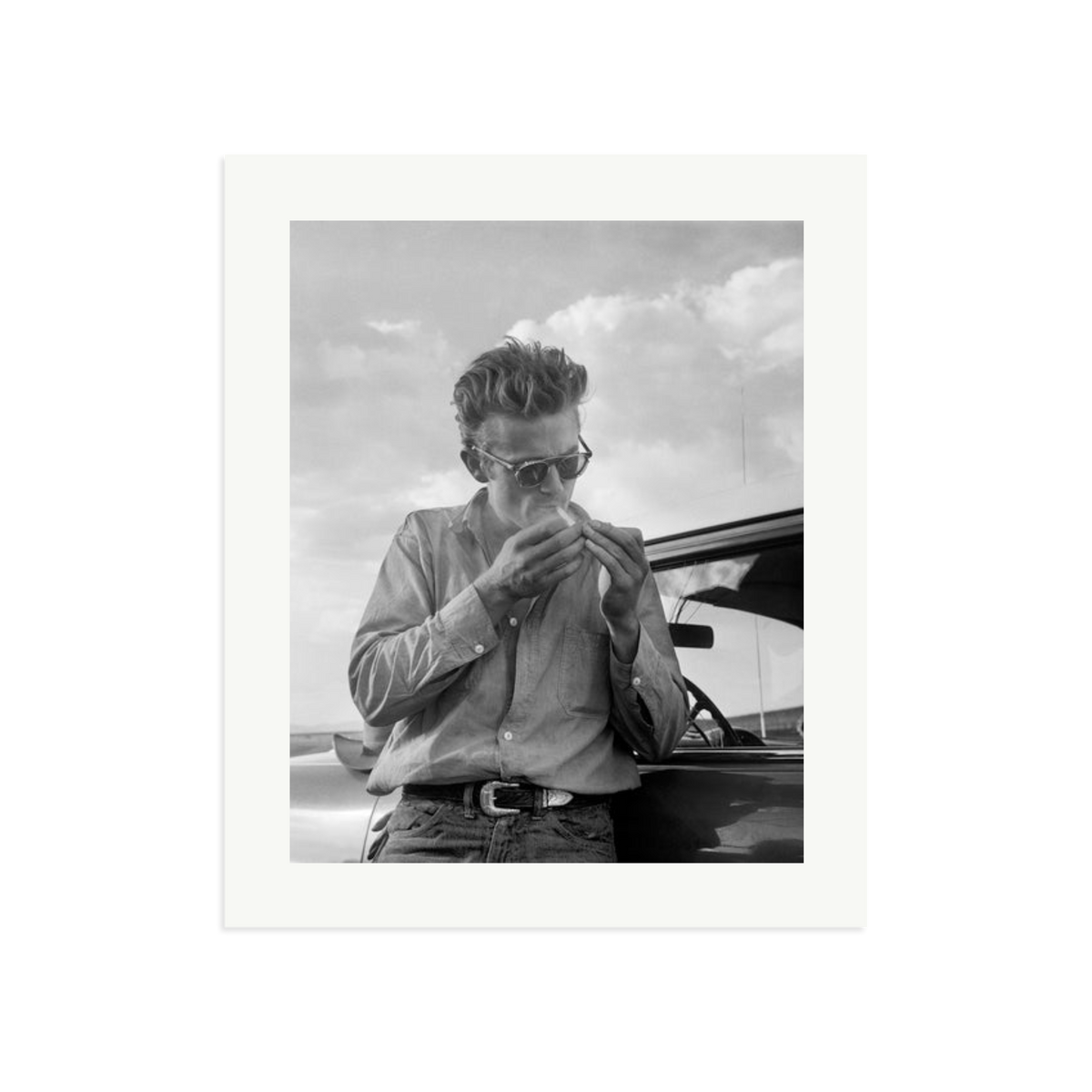 James Dean Framed Print Print Only Large