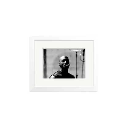 Michael Jordan Framed Print White Small