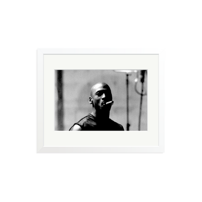 Michael Jordan Framed Print White Medium