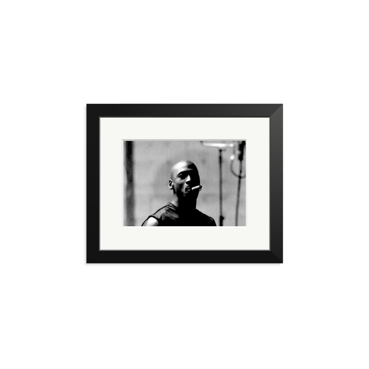 Michael Jordan Framed Print Black Small
