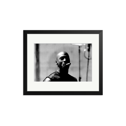 Michael Jordan Framed Print Black Medium