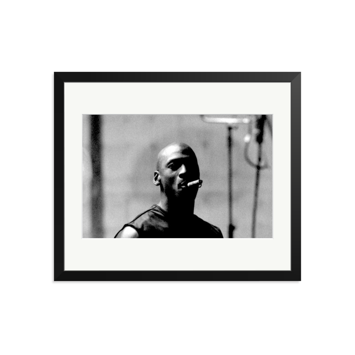 Michael Jordan Framed Print Black Large