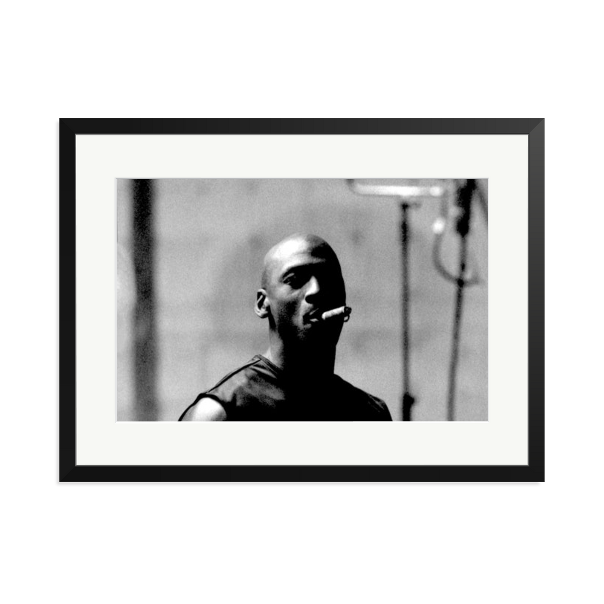 Michael Jordan Framed Print Black XL