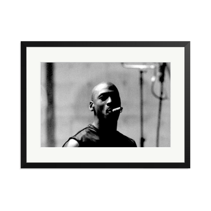 Michael Jordan Framed Print Black XL