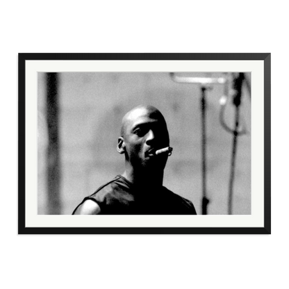 Michael Jordan Framed Print Black XXL