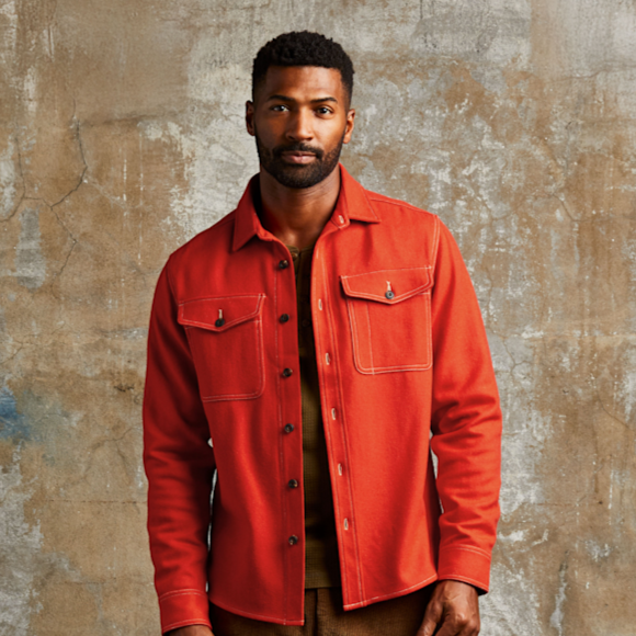 Line of Trade Melton Overshirt