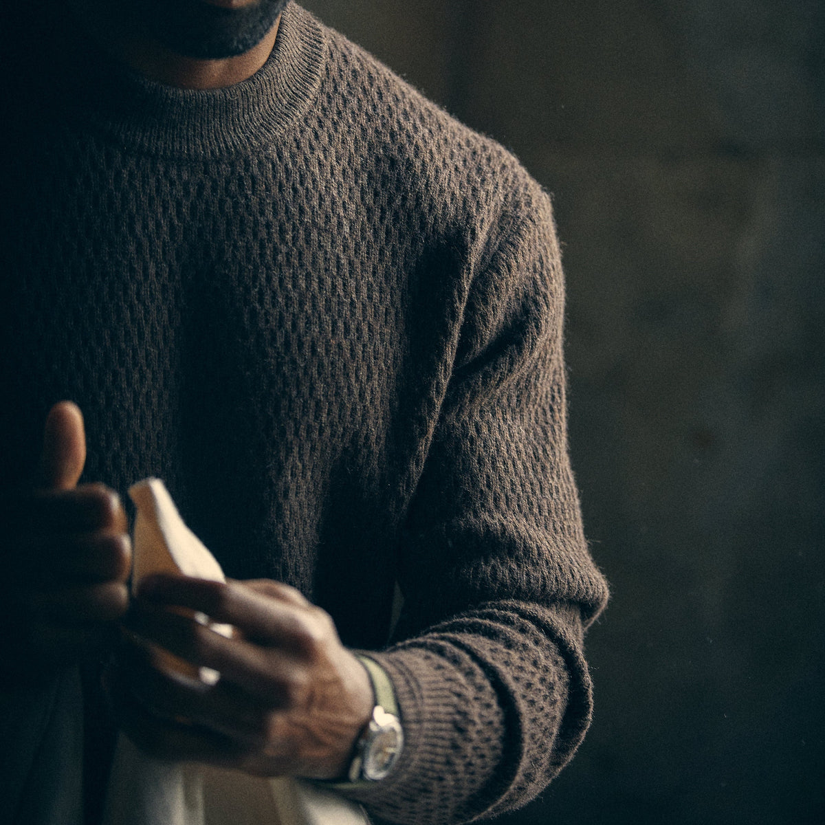 Crosscut Thermal Sweater