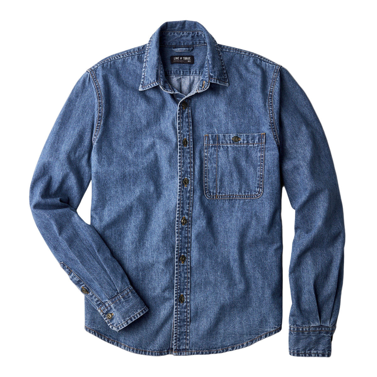 Line of Trade Foundry Denim Shirt 3-year-wash